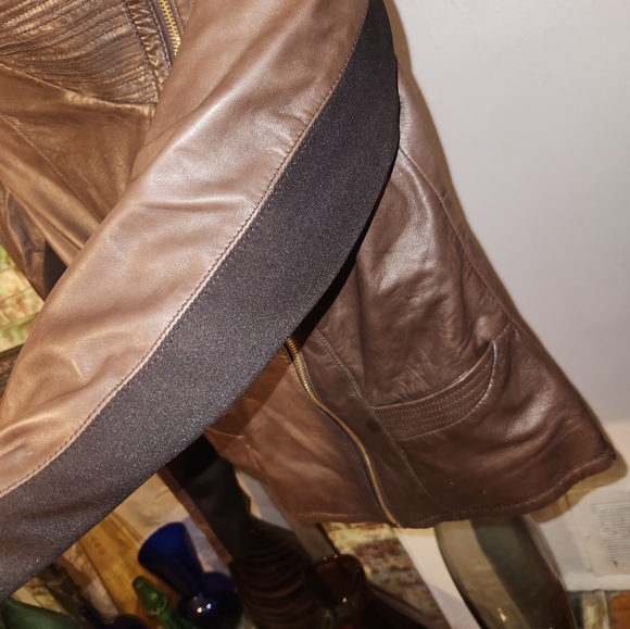 Badgley Mischka Gia leather jacket NWOT - Picture 6 of 15